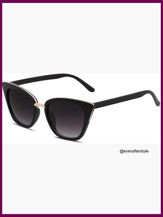 Cat Eye Sunglasses with UV400 Protection, Plastic & Metal Frame main image 5